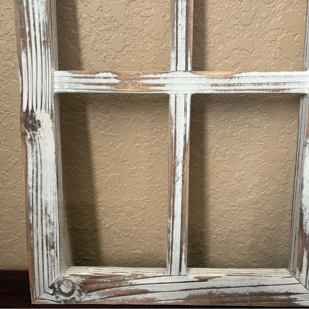 Rustic Wooden Window Frame - Picture 6 of 15